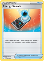 Energy Search - Sword & Shield 161/202 Pokémon card