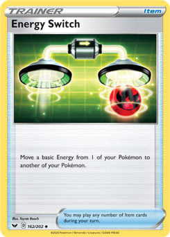 Energy Switch - Sword & Shield 162/202 Pokémon card