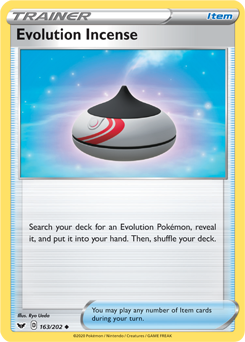 Evolution Incense - Sword & Shield 163/202 Pokémon card