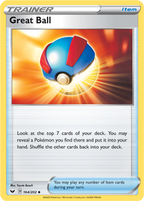 Great Ball - Sword & Shield 164/202 Pokémon card