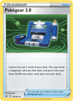 Pokégear 3.0 - Sword & Shield 174/202 Pokémon card