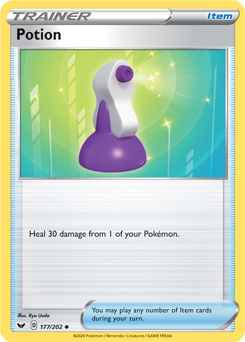 Potion - Sword & Shield 177/202 Pokémon card