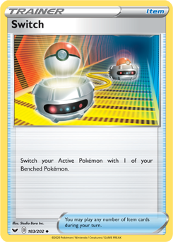 Switch - Sword & Shield 183/202 Pokémon card