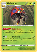 Orbeetle - Sword & Shield 019/202 Pokémon card