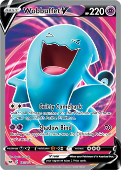 Wobbuffet V - Sword & Shield 191/202 Pokémon card