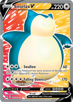Snorlax V - Sword & Shield 197/202 Pokémon card
