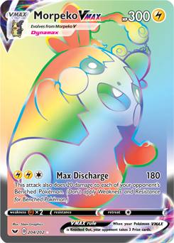 Morpeko VMAX - Sword & Shield 204/202 Pokémon card