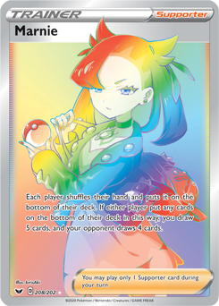 Marnie - Sword & Shield 208/202 Pokémon card