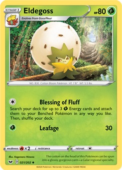 Eldegoss - Sword & Shield 021/202 Pokémon card