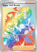 Team Yell Grunt - Sword & Shield 210/202 Pokémon card