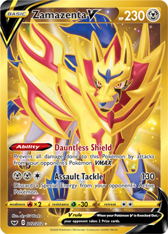 Zamazenta V - Sword & Shield 212/202 Pokémon card