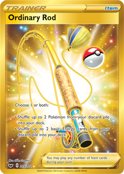 Ordinary Rod - Sword & Shield 215/202 Pokémon card