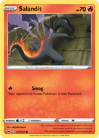 Salandit - Sword & Shield 027/202 Pokémon card