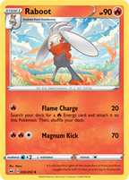 Raboot - Sword & Shield 032/202 Pokémon card