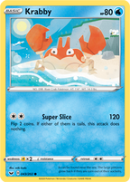 Krabby - Sword & Shield 043/202 Pokémon card
