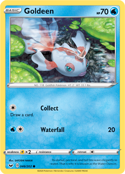 Goldeen - Sword & Shield 046/202 Pokémon card