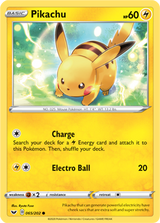 Pikachu - Sword & Shield 065/202 Pokémon card