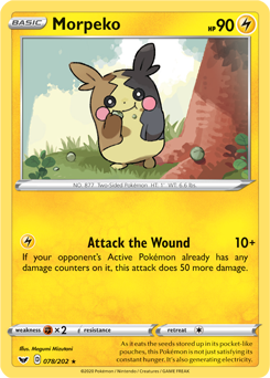 Morpeko - Sword & Shield 078/202 Pokémon card
