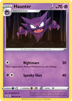 Haunter - Sword & Shield 084/202 Pokémon card