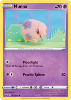Munna - Sword & Shield 087/202 Pokémon card