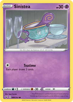 Sinistea - Sword & Shield 089/202 Pokémon card