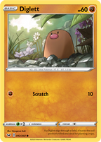 Diglett - Sword & Shield 092/202 Pokémon card
