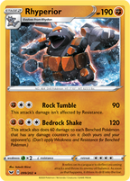 Rhyperior - Sword & Shield 099/202 Pokémon card