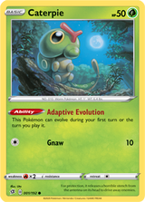 Caterpie - Rebel Clash 001/192 Pokémon card
