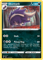 Skuntank - Rebel Clash 115/192 Pokémon card