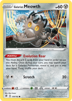 Galarian Meowth - Rebel Clash 126/192 Pokémon card