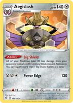 Aegislash - Rebel Clash 135/192 Pokémon card