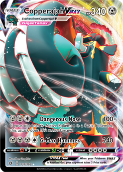 Copperajah VMAX - Rebel Clash 137/192 Pokémon card