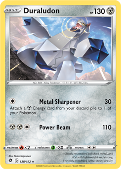 Duraludon - Rebel Clash 138/192 Pokémon card