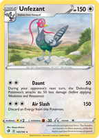 Unfezant - Rebel Clash 145/192 Pokémon card
