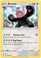 Bewear - Rebel Clash 150/192 Pokémon card