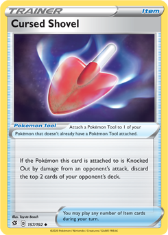 Cursed Shovel - Rebel Clash 157/192 Pokémon card