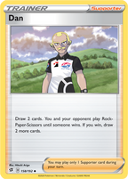 Dan - Rebel Clash 158/192 Pokémon card