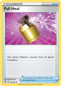 Full Heal - Rebel Clash 159/192 Pokémon card