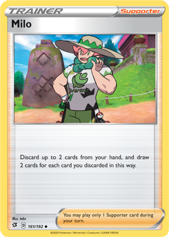 Milo - Rebel Clash 161/192 Pokémon card