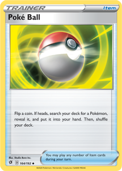 Poké Ball - Rebel Clash 164/192 Pokémon card