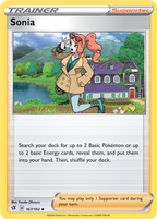 Sonia - Rebel Clash 167/192 Pokémon card