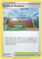 Turffield Stadium - Rebel Clash 170/192 Pokémon card