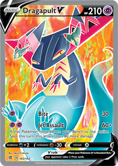 Dragapult V - Rebel Clash 183/192 Pokémon card