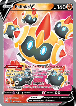 Falinks V - Rebel Clash 185/192 Pokémon card