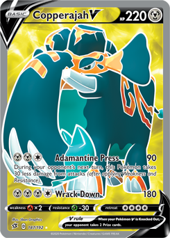 Copperajah V - Rebel Clash 187/192 Pokémon card
