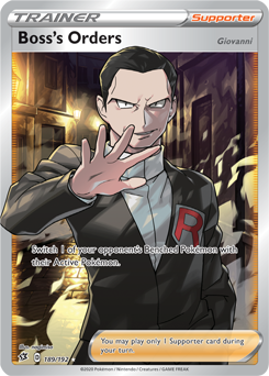 Boss's Orders - Rebel Clash 189/192 Pokémon card