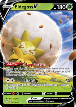 Eldegoss V - Rebel Clash 019/192 Pokémon card