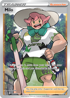 Milo - Rebel Clash 190/192 Pokémon card