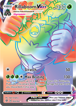Rillaboom VMAX - Rebel Clash 193/192 Pokémon card