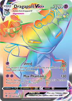 Dragapult VMAX - Rebel Clash 197/192 Pokémon card